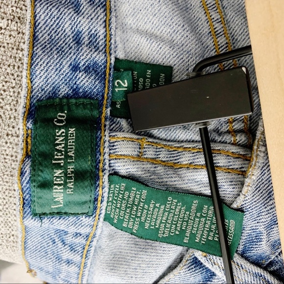 Lauren Ralph Lauren Co Vintage Light Wash Mom Jeans - Picture 12 of 13